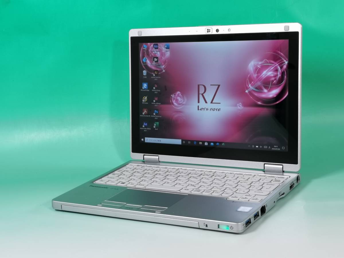 ○ 累積使用20時間 タブレットPC ○ Let's note CF-RZ6 ○ Core i5 7Y57