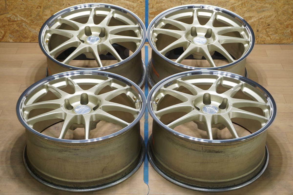 I706【希少】鍛造モデル WORK エモーション WAE FORGED ☆ PCD114.3 8.5J+30 ランエボ GT-R