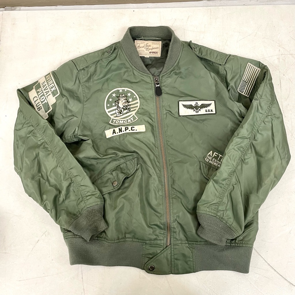 AVIREX アヴィレックス L-2フライトジャケット 2XL 艦上戦闘機F-14  