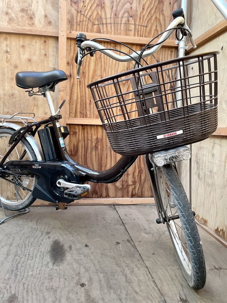 売り切り】美品 中古 YAMAHA ヤマハ PAS パス SION 電動アシスト自転車 