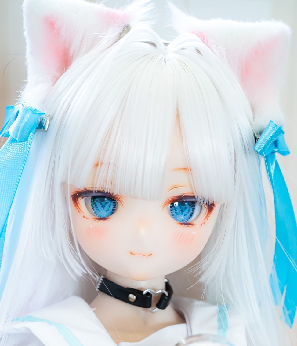 きゃとろん＊DDH-29SW肌 ソフビ盛りカスタムヘッド ＋おまけアイ