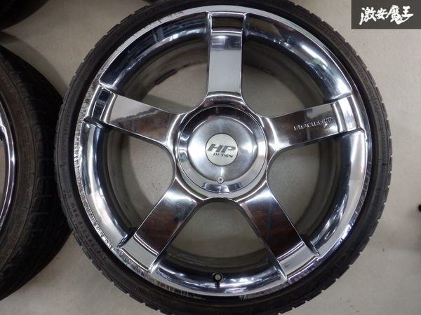 HP DESIGN HPデザイン STORM 19インチ 8J +40 4穴 4H PCD100 PCD114.3  