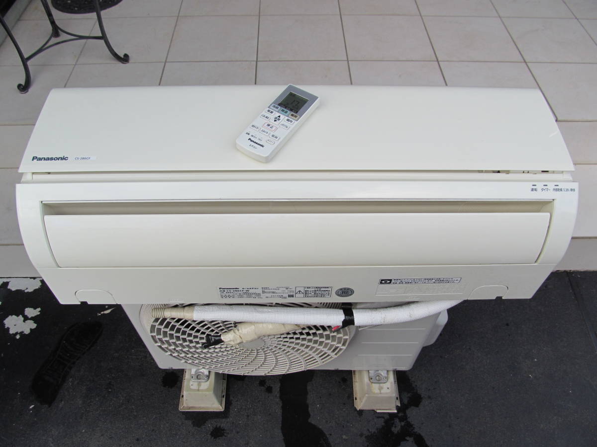  Panasonic/パナソニック ルームエアコン 2.8kw CS-286CF 10畳 引き取り大歓迎(12畳未満)｜売買されたオークション情報、yahooの商品情報をアーカイブ公開 - オークファン 12畳未満