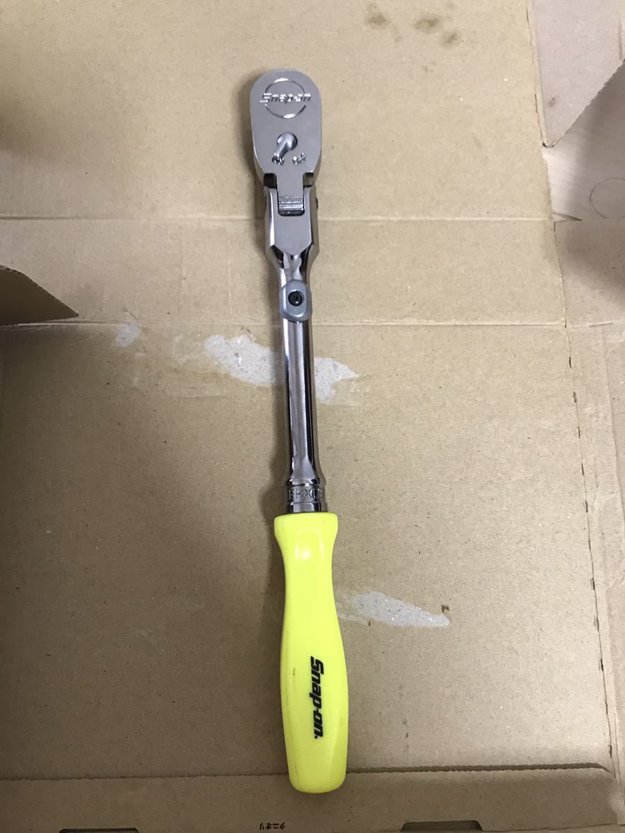 スナップオン ラチェット Snap-on FHXD80A 3/8 首振り ハイビジ
