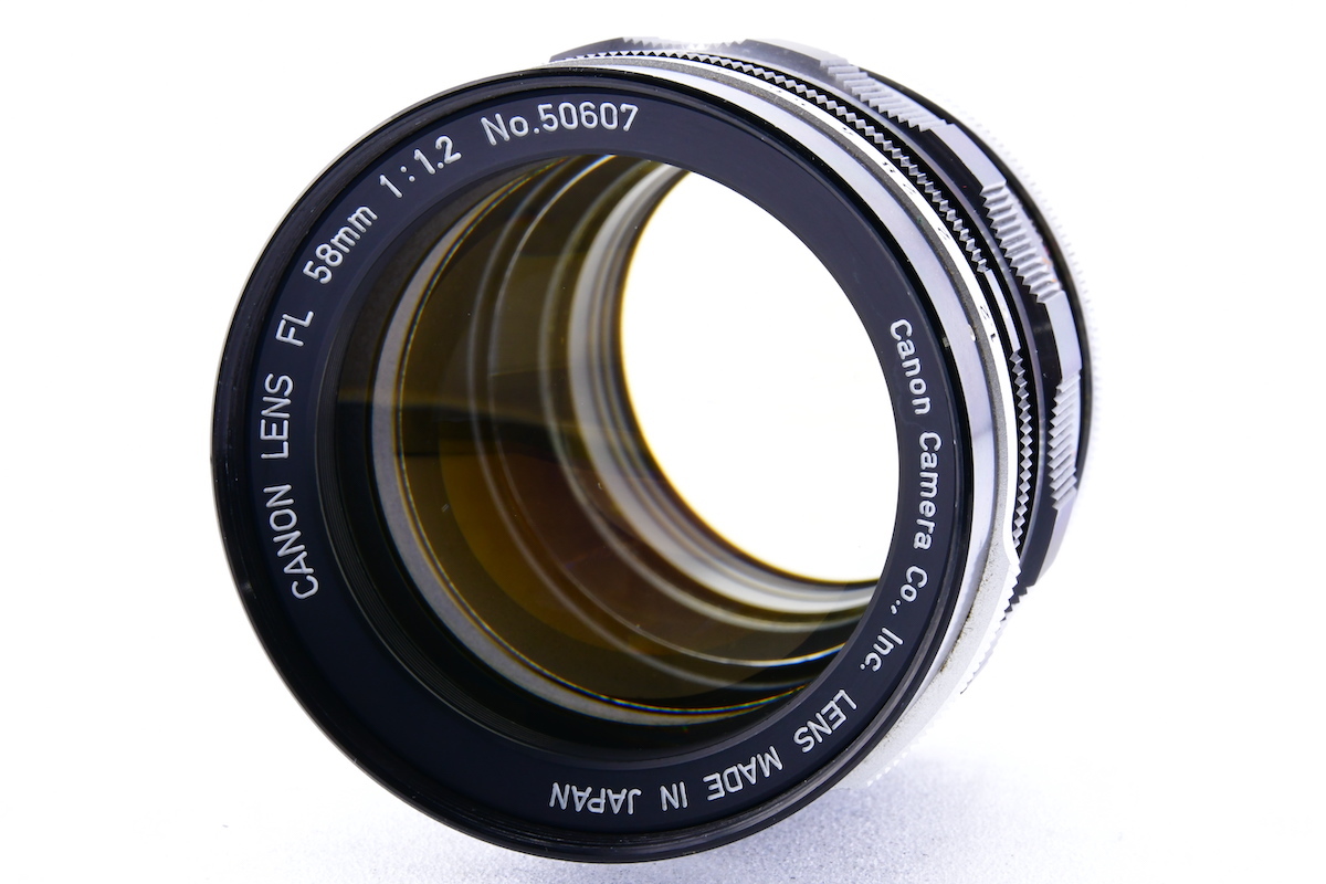 Canon FL 58mm F1.2 単焦点レンズ FL/FDマウント CANON LENS FL 58mm F1.2 FDマウント キヤノン MF一眼用交換レンズ