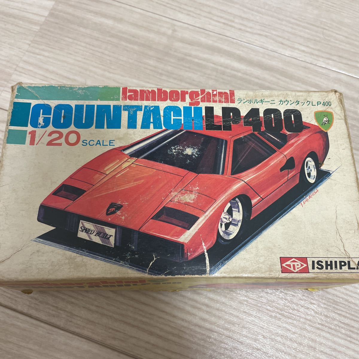 イシプラ 1/20 ランボルギーニ カウンタック LP400 未組立品 イシプラ 1/20 電動RCキット ランボルギーニLP400 ランボルギーニ