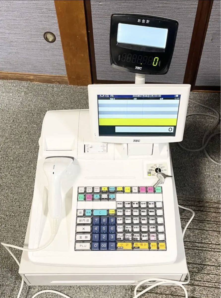 オフィス用品 テックレジスターMA-2055 ハンドスキャナー付き2 東芝テック