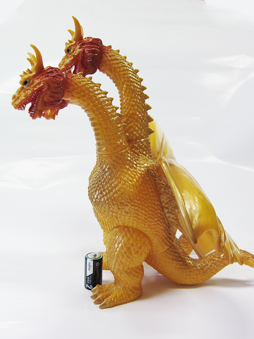 パイロットエース 怪獣ダイナマイツ! キングギドラ 希少 大型ソフビ 