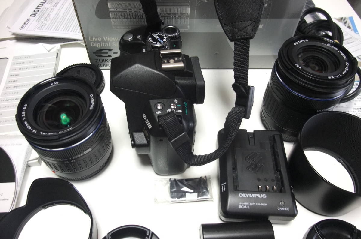 OLYMPUS E-510 ダブルズームレンズキット デジタル一眼レフカメラ