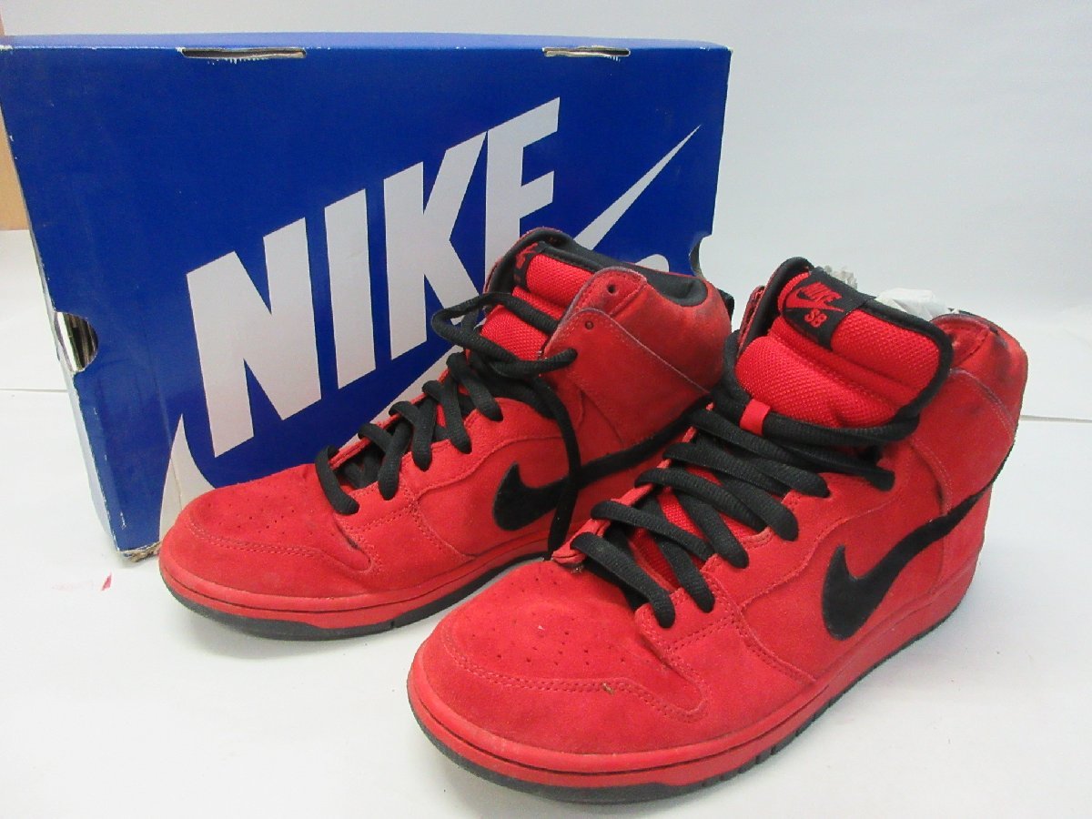 1000円～ナイキ　NIKE SB DUNK HIGH PRO RED DEVIL 305050-600 スニーカー　サイズ28.5cm