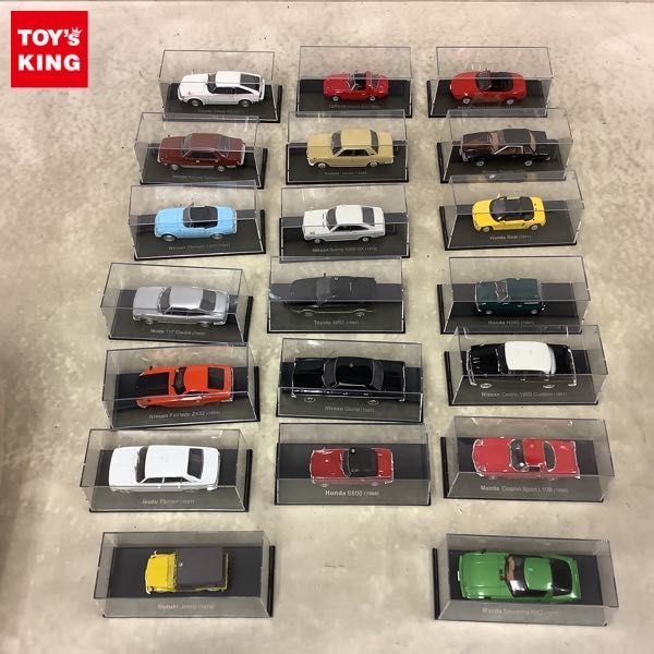 1円〜 訳あり アシェット 国産名車コレクション ニッサン フェアレディ Z432 1969 マツダ サバンナ RX7 1978 他