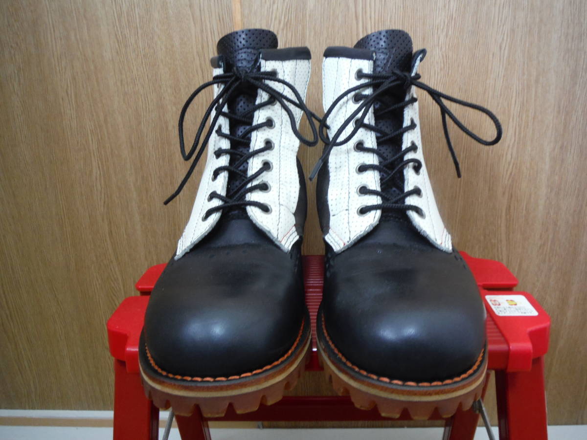 HYOD ヒョウドウ D30 黒/白ライディングシューズ UK8 26.5㎝ Vibram 
