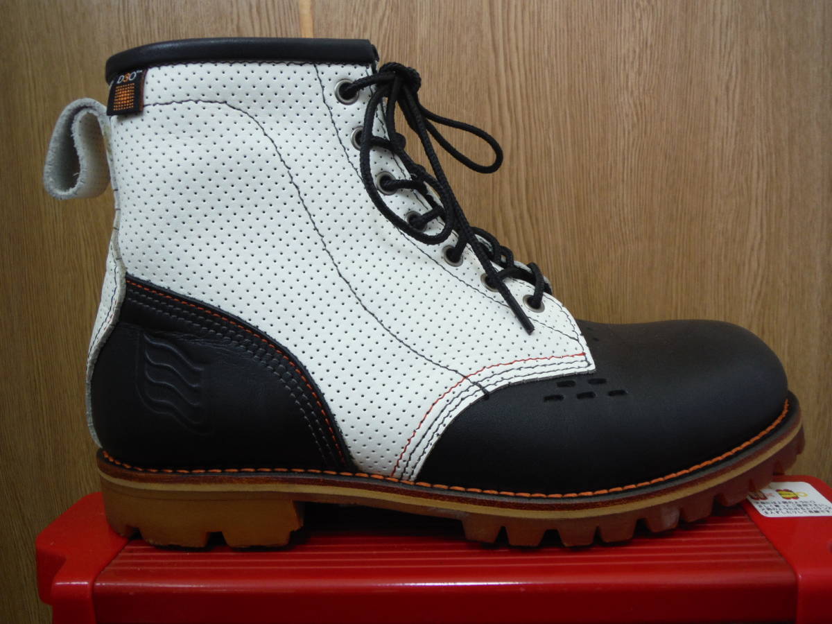 HYOD ヒョウドウ D30 黒/白ライディングシューズ UK8 26.5㎝ Vibram 