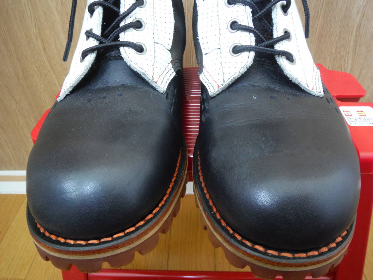 HYOD ヒョウドウ D30 黒/白ライディングシューズ UK8 26.5㎝ Vibram 