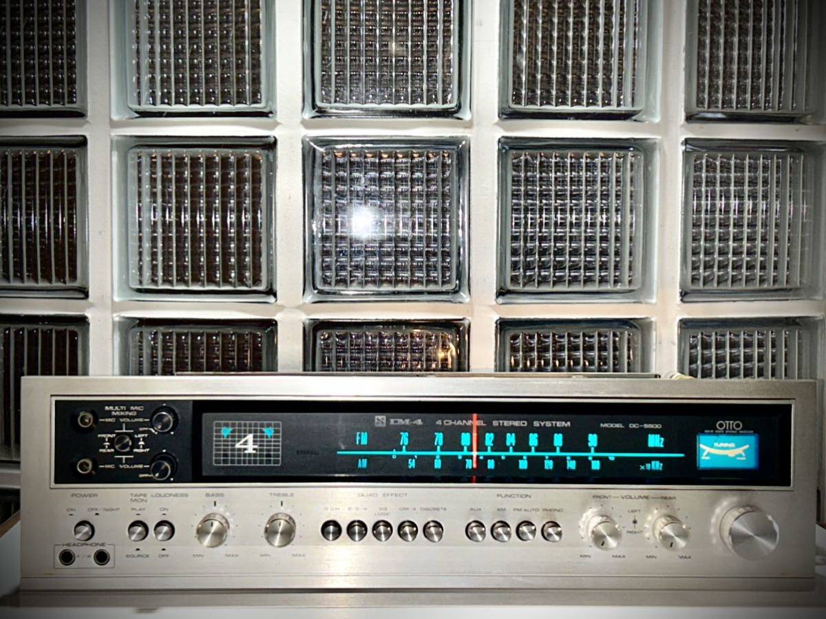 動作詳細は説明欄！！OTTO/SANYO/三洋/Model DC-5500/レシーバー（検索）昭和レトロ/ミッドセンチュリー/スペースエイジ/インダストリアル