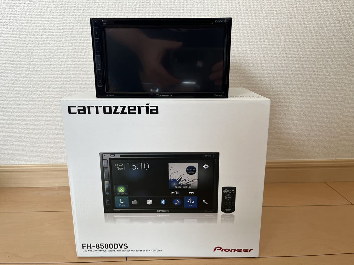 カロッツェリア FH-8500DVS AppleCarPlay AndroidAuto対応 2DIN CD/DVD