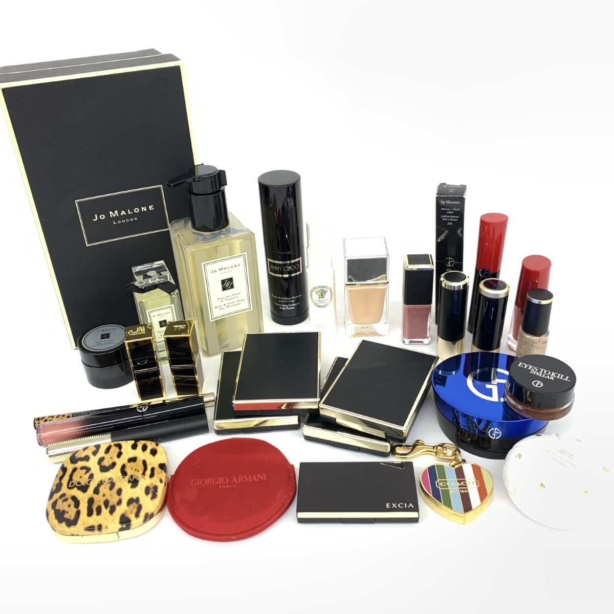 ジャンク品◆EXCIA・JOMALONE等 エクシア・ジョーマローン等 コスメまとめ ◆アイシャドウ・リップ・ネイル レディース コスメ 雑貨