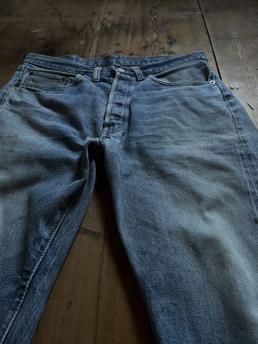 神サイズ70s LEVIS 501 66前期（シングル）内タグあり綺麗な縦落ち程度 