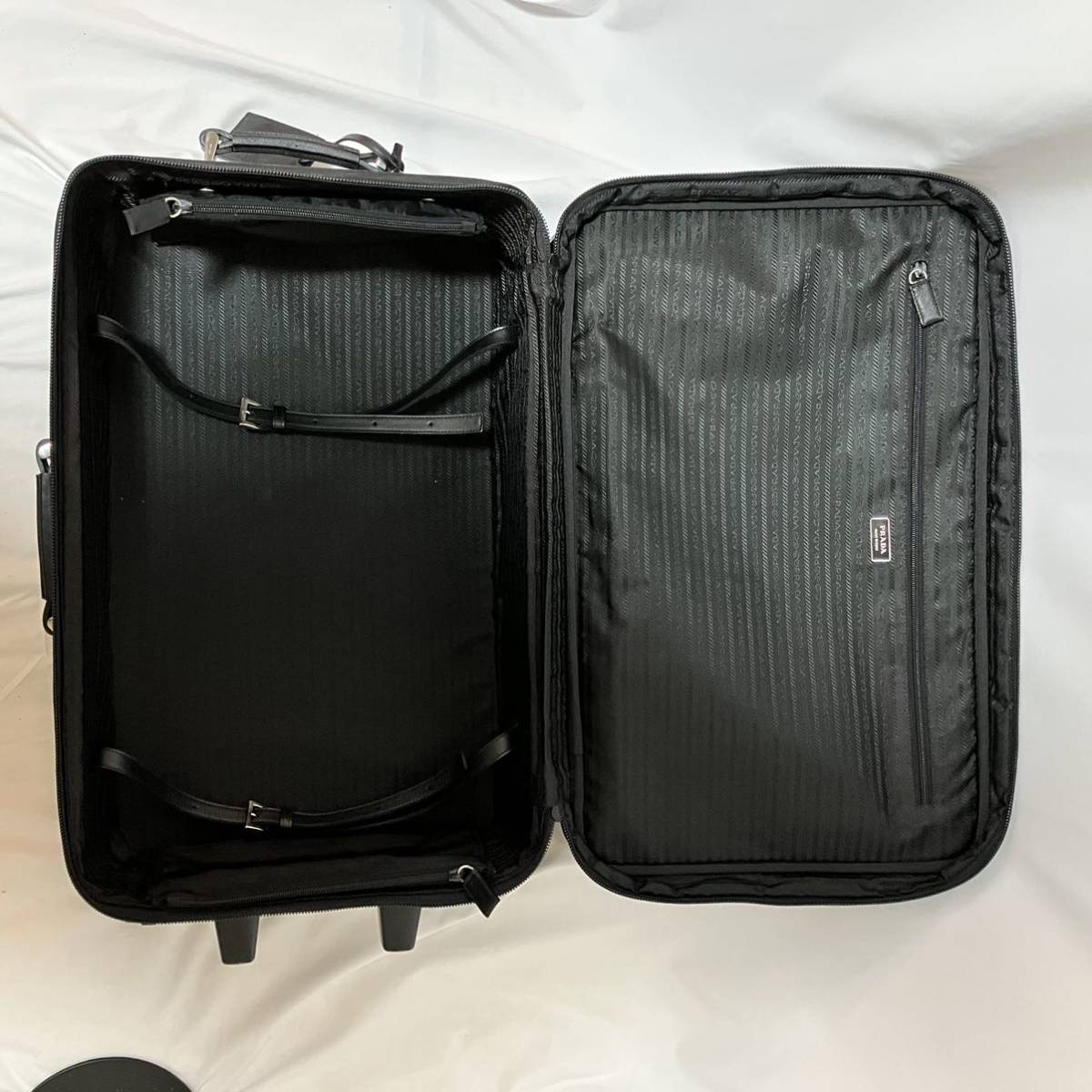 1円○極美品○PRADA プラダ キャリー ケース スーツケース ビジネス 