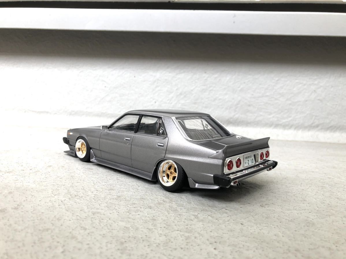 旧車プラモデル完成品フジミスカイラインジャパン4枚 フジミ