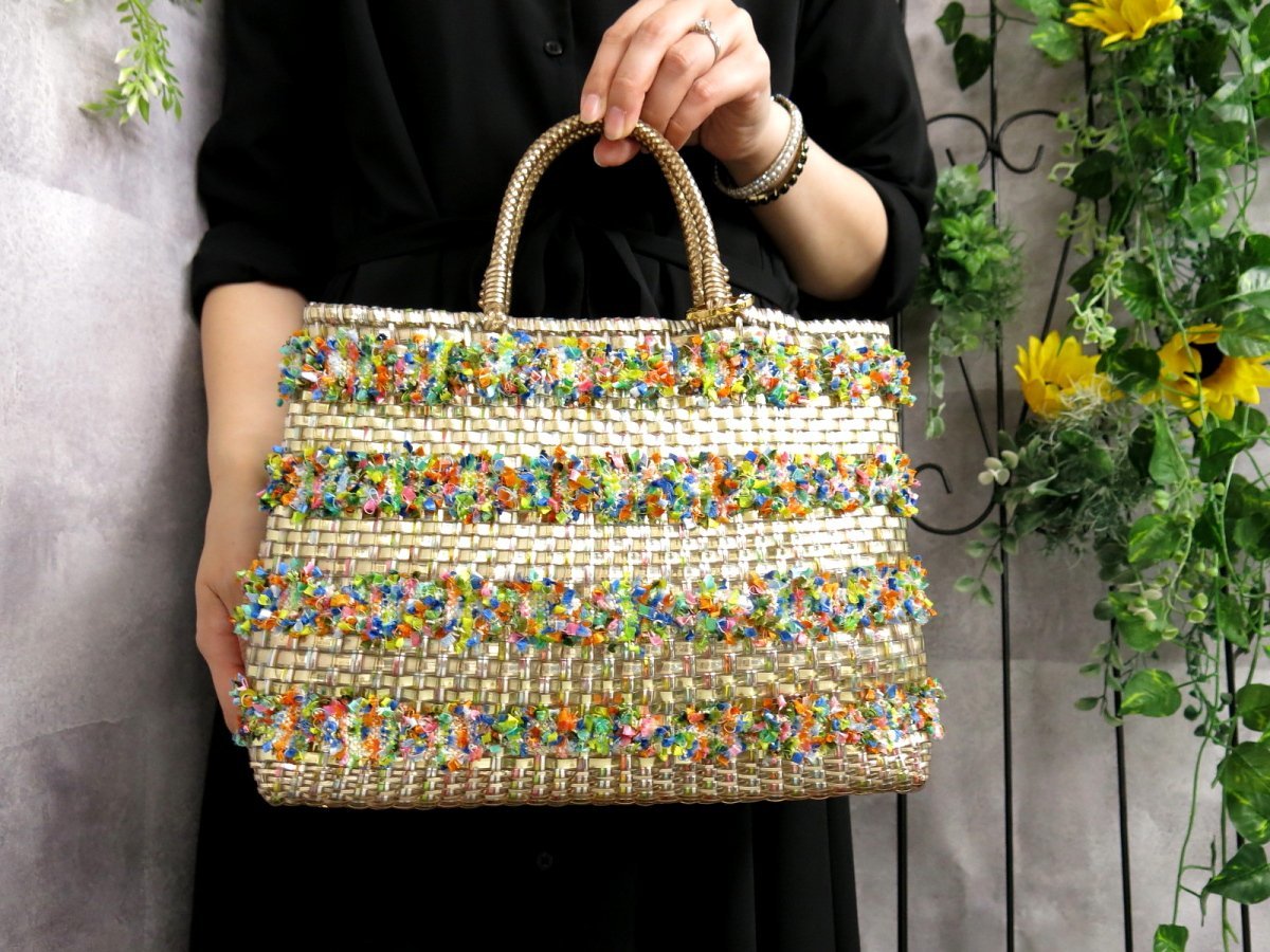 アンテプリマ ワイヤーバッグ リボン ハンドバッグ 美品♥ANTEPRIMA 
