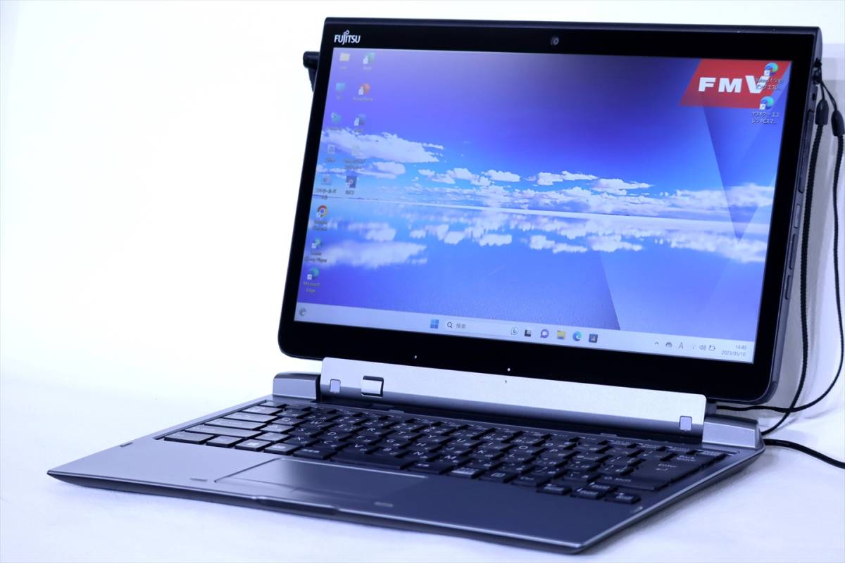 【即配】Office2019搭載！Windows11！13.3型FHD液晶軽量&防水タブレット！ArrowsTab Q737/P i5-7300U 4G SSD128G