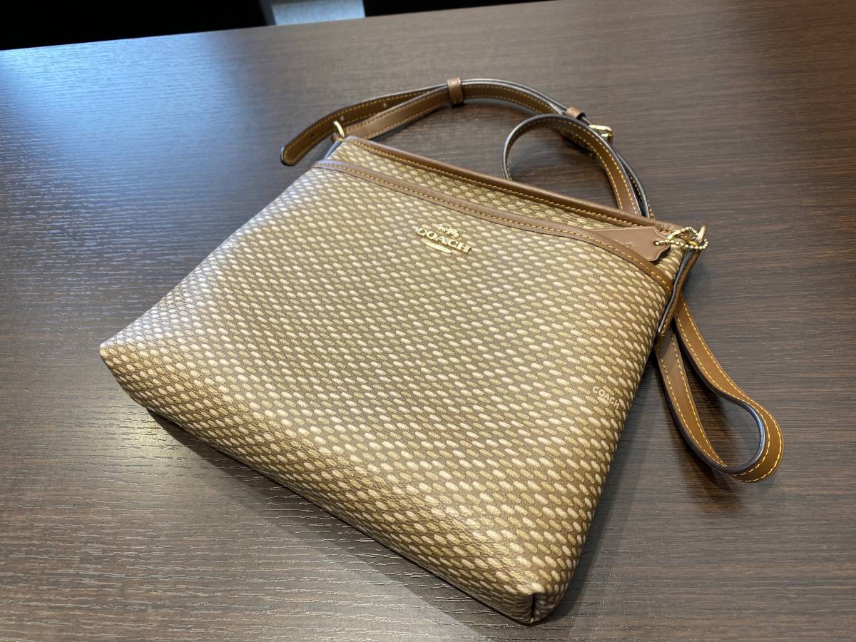 新中古品 コーチ COACH ショルダーバッグ 斜め掛け F29672 ブラウン系 