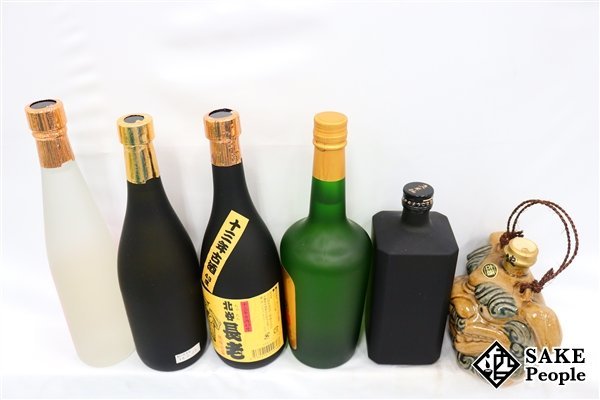 ☆1円～ 泡盛6本セット ( ももこ 古酒 / 今帰仁城 / 北谷 長老13年 