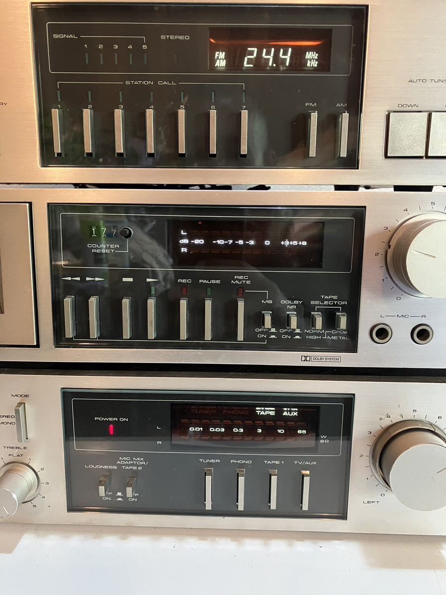 Pioneer カセットデッキ アンプ チューナー3セットジャンク商品送料