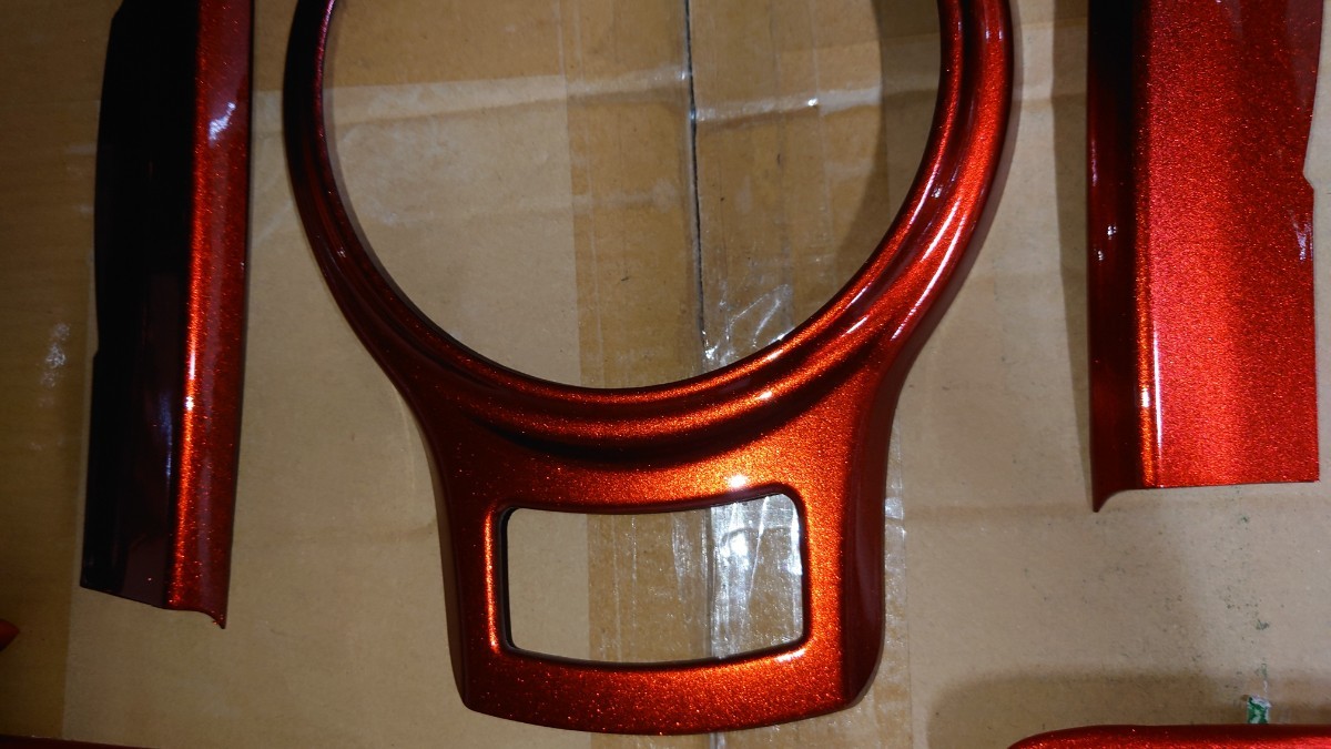 トヨタ86 BRZ zn6 zc6 キャンディスペシャルレッドカラー室内パネル9点