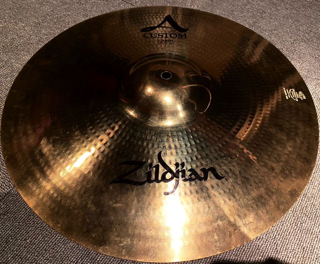 【美品】Zildjian A custom Crash 18” ジルジャン クラッシュ