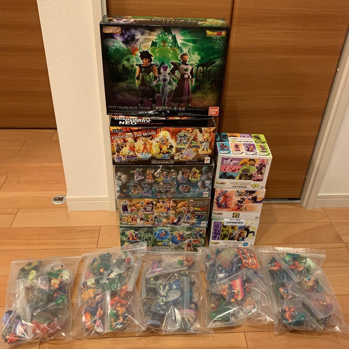ドラゴンボールカプセル　はじまりは四星球、はじまりはでっかい宝島、マニジュアの脅威他セット