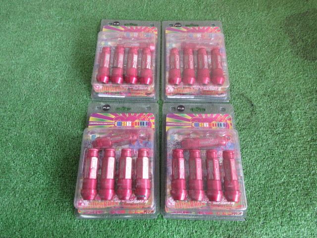 ☆326power 326パワー ナット 1.25P Mサイズ レッド 20本セット☆中古 