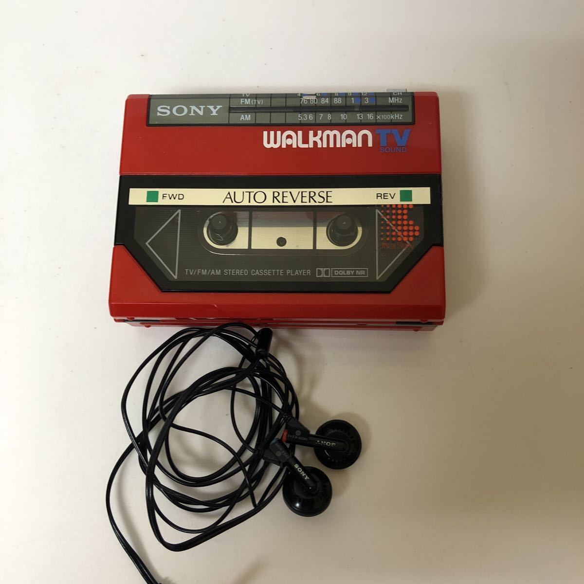 ジャンク品】SONY WM-F55 カセットウォークマン シルバー ソニー