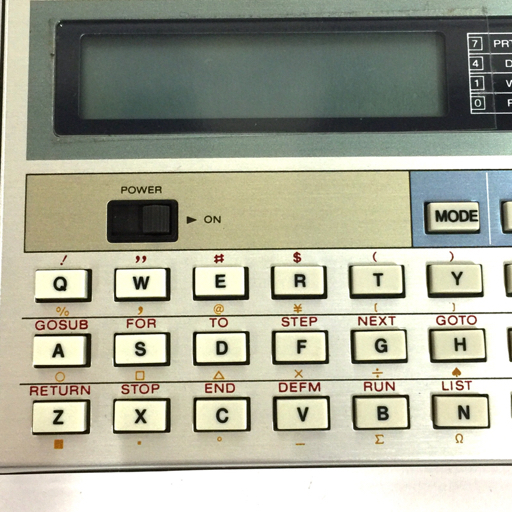 CASIO PB-100 ポケットコンピューター ポケコン プログラム計算機  