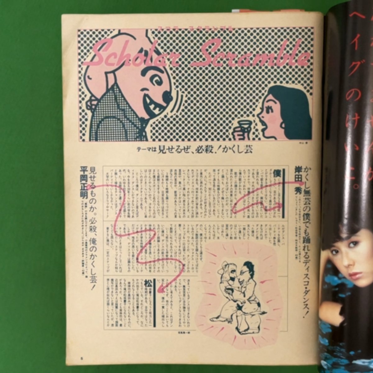 スコラ 講談社 1984年 昭和59年1月12日発行 第42号 奈美悦子 スコラ 講談社 1984年 昭和59年1月12日発行 第42号 奈美悦子