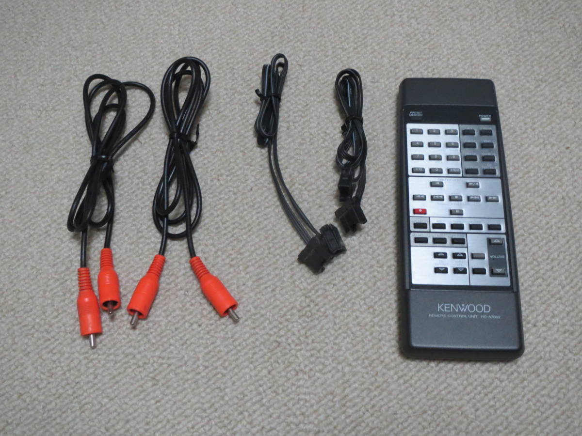 中古】KENWOOD JVCケンウッド K'S KAF-7002 プリメインアンプ リモコン