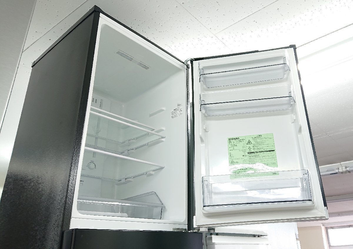 TOSHIBA 2020年製 153L 2ドア冷蔵庫 GR-R15BS(K)
