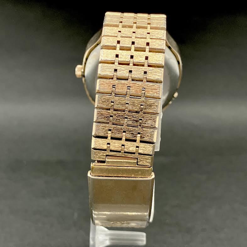 仙14 CITIZEN 4-860969 QUARTZ CRYSTRON 腕時計 クォーツ スクエア
