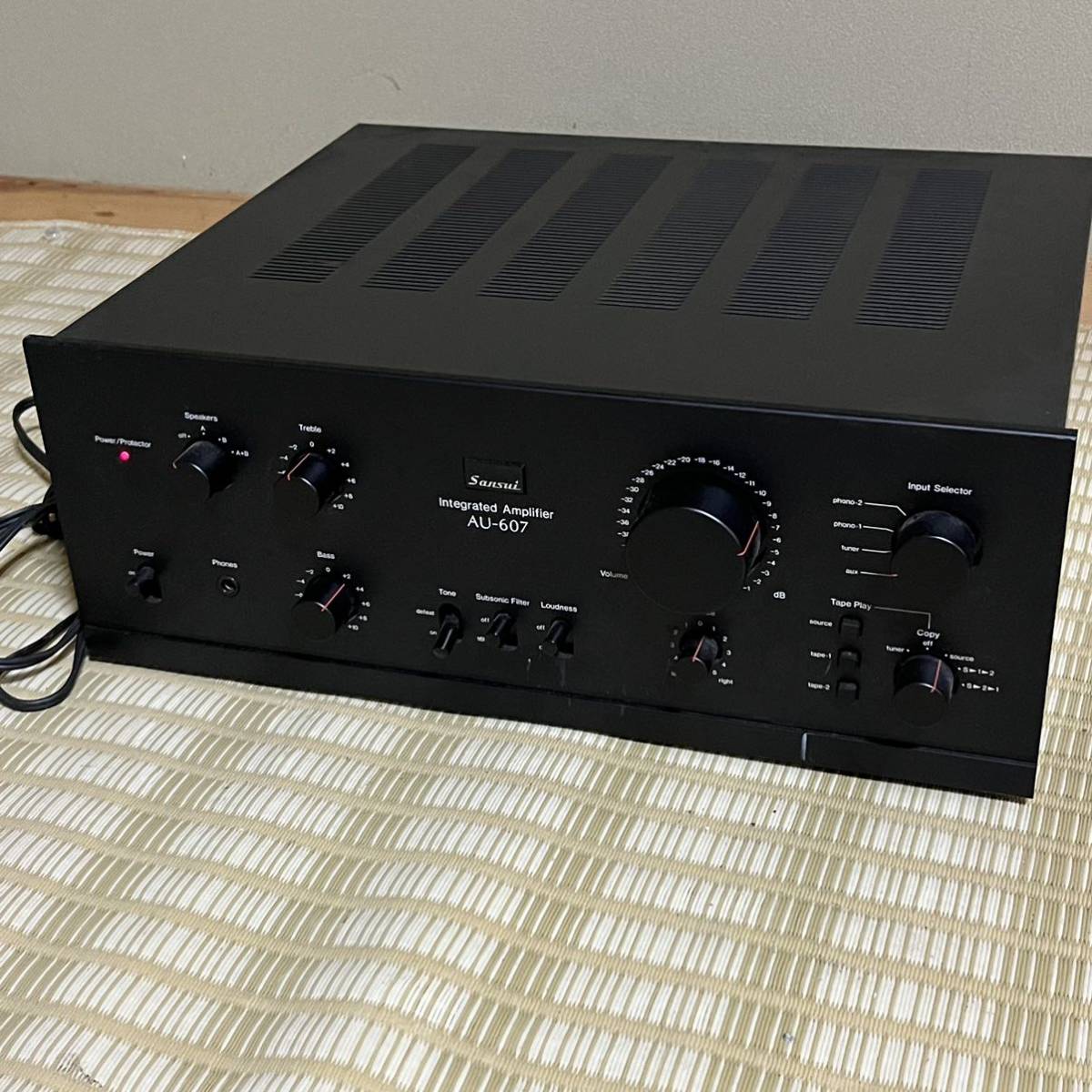SANSUI サンスイ 山水 ジャンク AU-α607L AU-607 SANSUI プリメイン