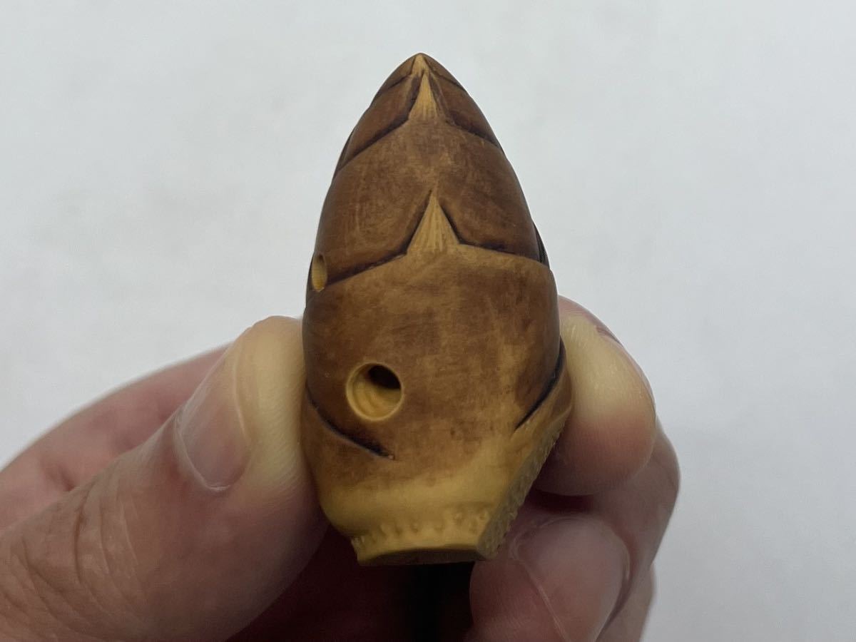 根付 筍 骨 牙等天然素材 無銘 楽天市場】【ふるさと納税】伊勢根付「筍」 梶浦明日香【伊勢根付 伊勢