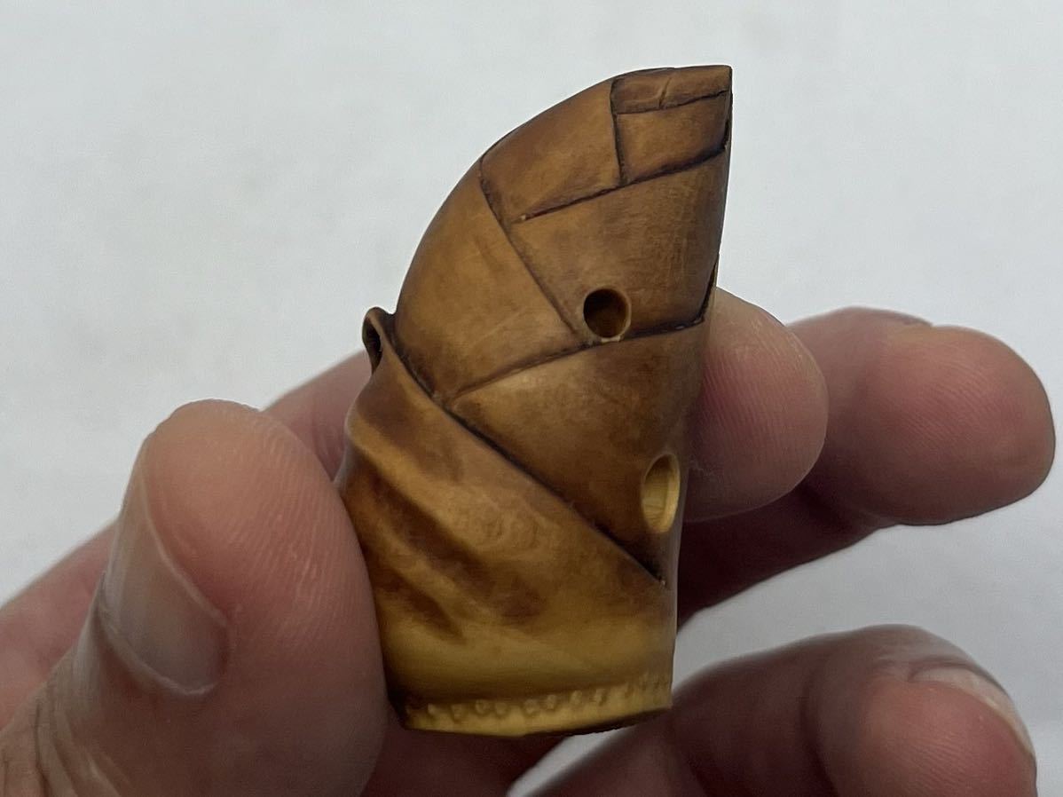 根付 筍 たけのこ 梶浦明日香 伊勢根付 柘植 彫刻 伊勢 梶浦明日香伊勢