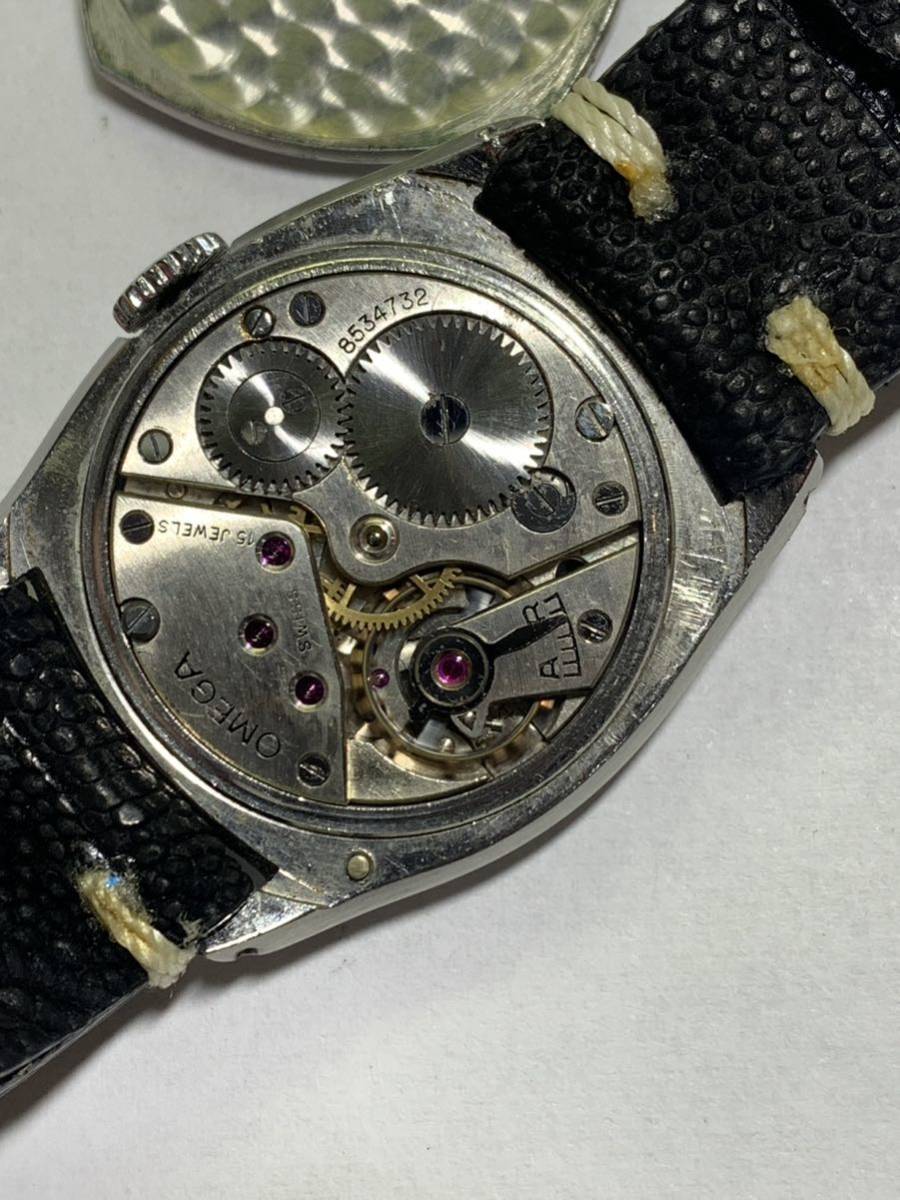 ☆OMEGA オメガ アンティーク手巻き ホーローダイヤル 稼働品 オメガ