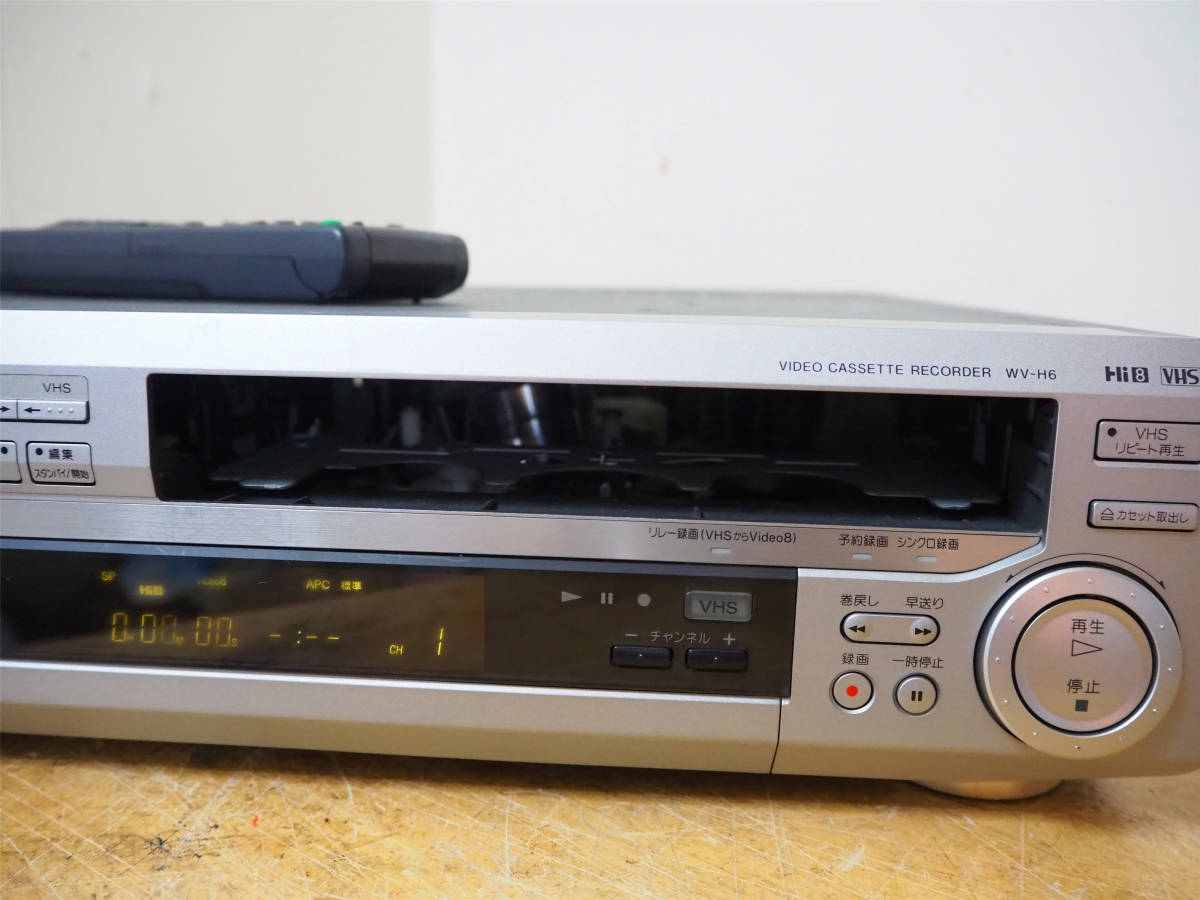 SONYソニー 8mm VHSビデオデッキ WV-H6 ジャンク品 WV-H6 ソニー SONY