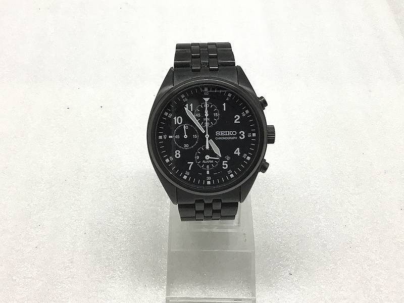 2025，限定セール セイコー SEIKO クォーツ クロノグラフ メンズ 腕時計 ブラック SBPP005(セイコー)｜売買されたオークション情報、yahooの商品情報をアーカイブ公開 - オークファン その他