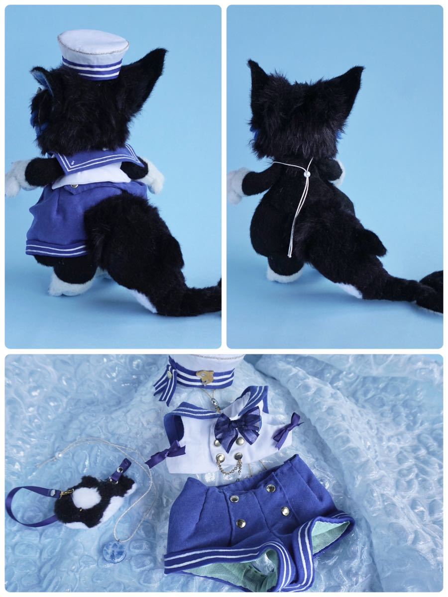 Chiwayafuru. アートドール シャチのネコ獣人さん ハンドメイド