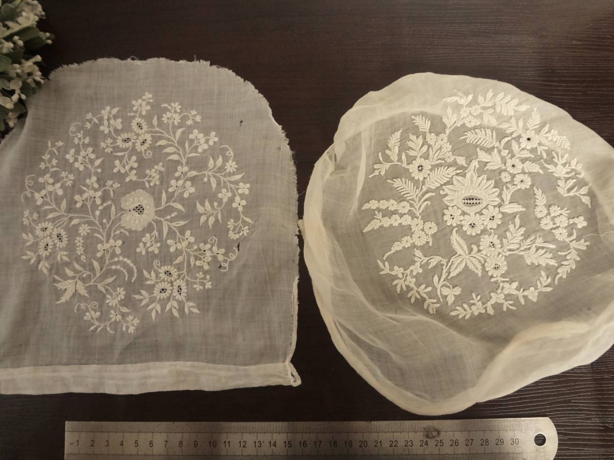 アンティーク 手刺繍 ボネ フランスアンティーク 手刺繍 ボネ 【公式通販】