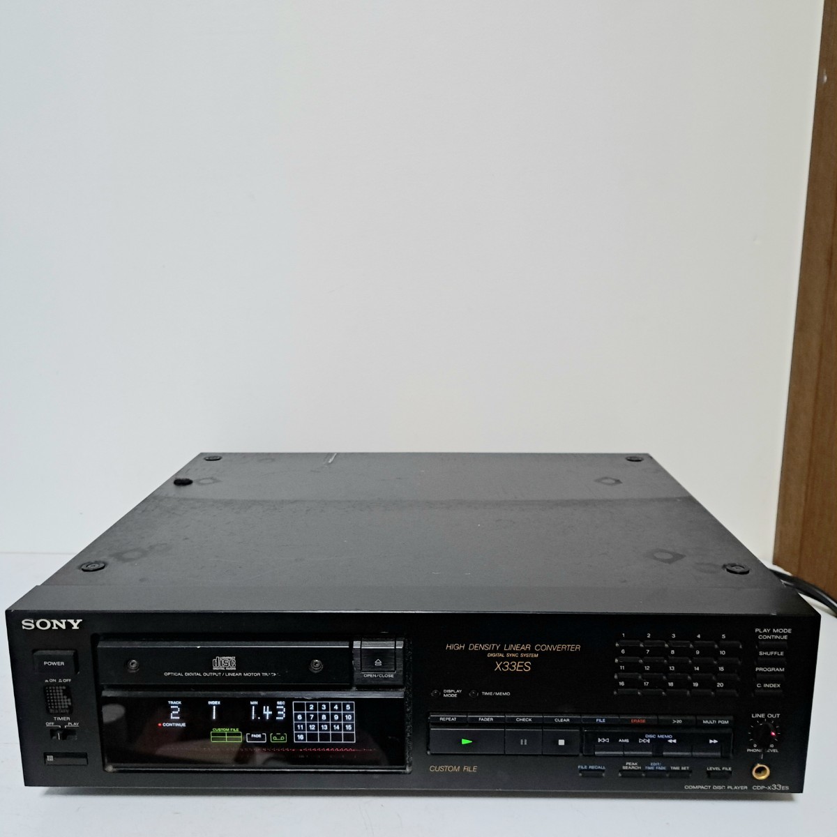 SONY ソニー/CDP-X33ES/CDプレーヤー 【公式通販】