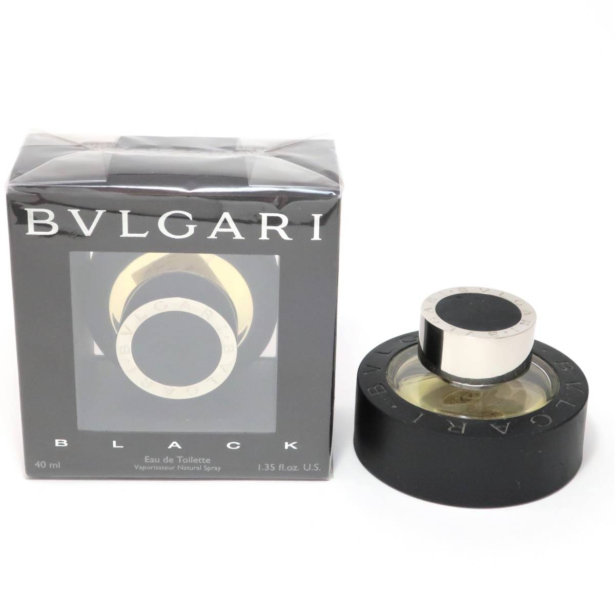香水　２個セット◆ブルガリ　BVLGARI◆ブルガリブラック　オードトワレ　EDT　40ml ＆ 75ml　未使用あり