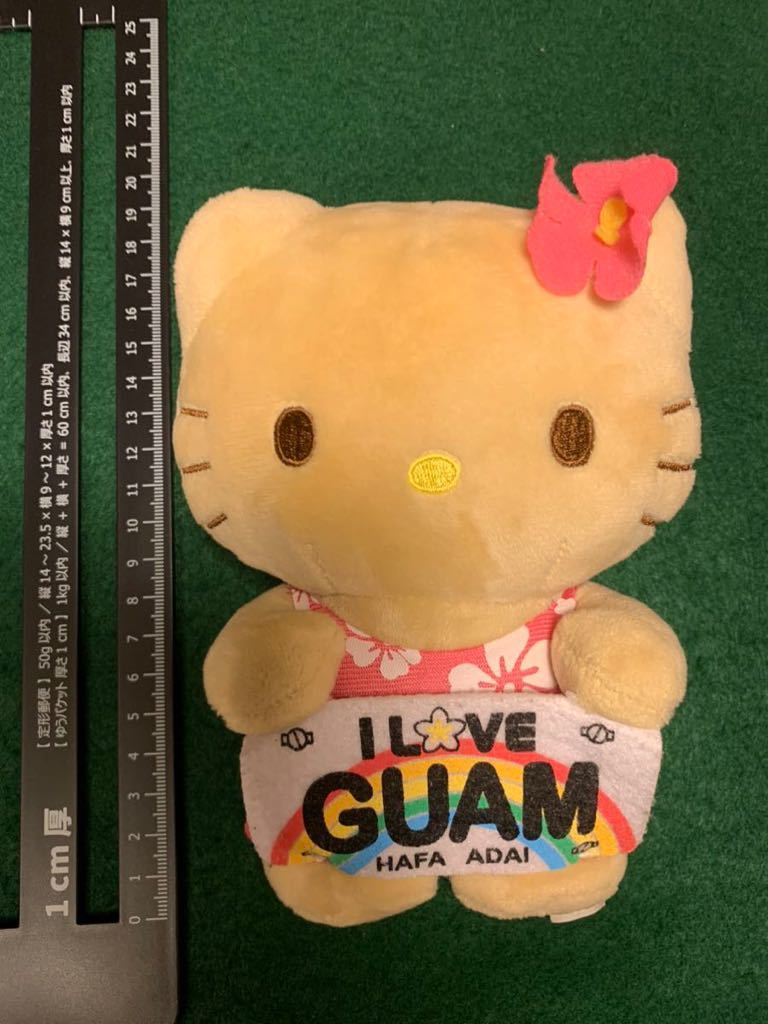 ハローキティ　ぬいぐるみ　グアム　レトロ ☆ハローキティ ぬいぐるみ グアム レトロ レア 昔 キティ サンリオ